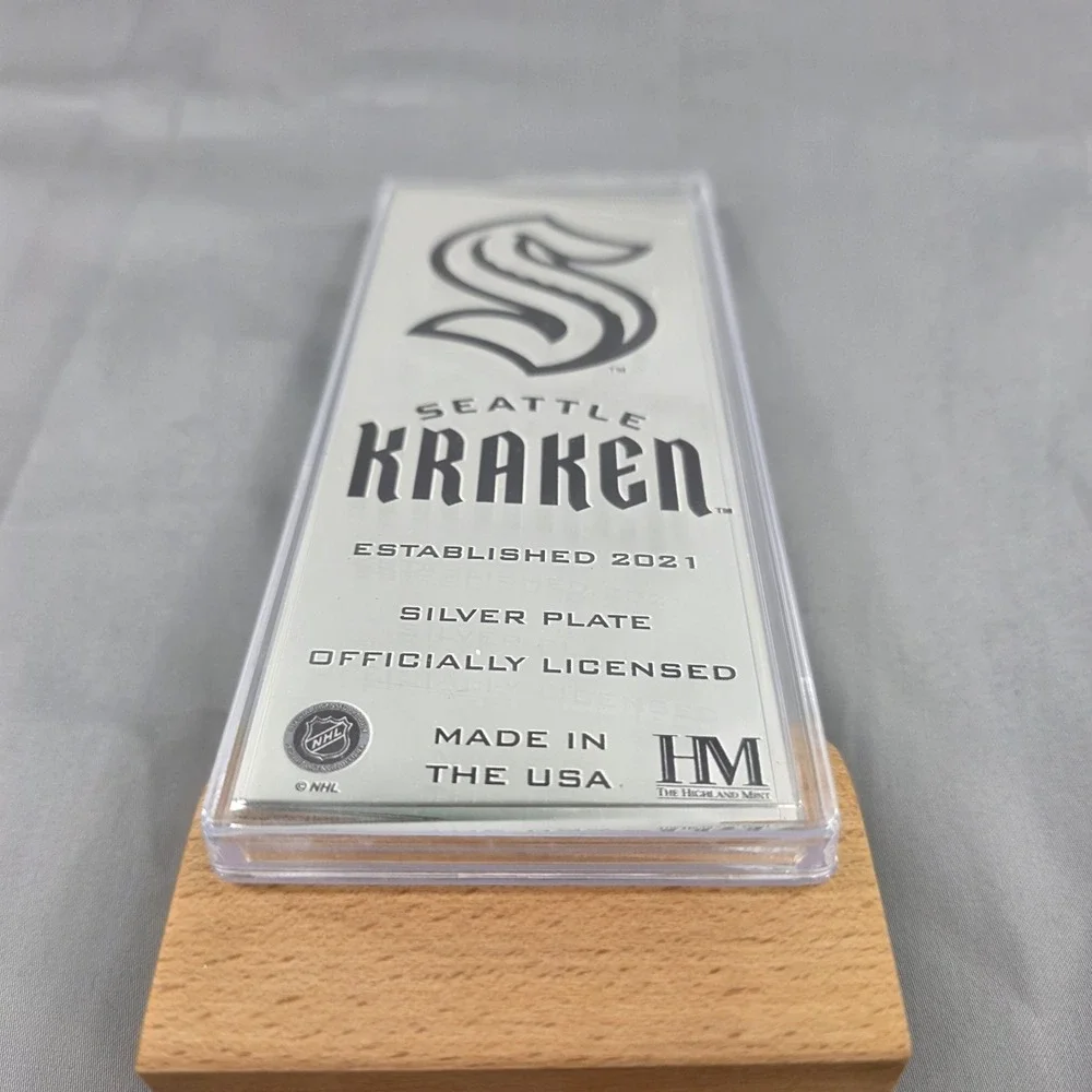 Seattle Kraken First Home Inaugural Game‎ Opening Night Silver Ticket Vs Canucks